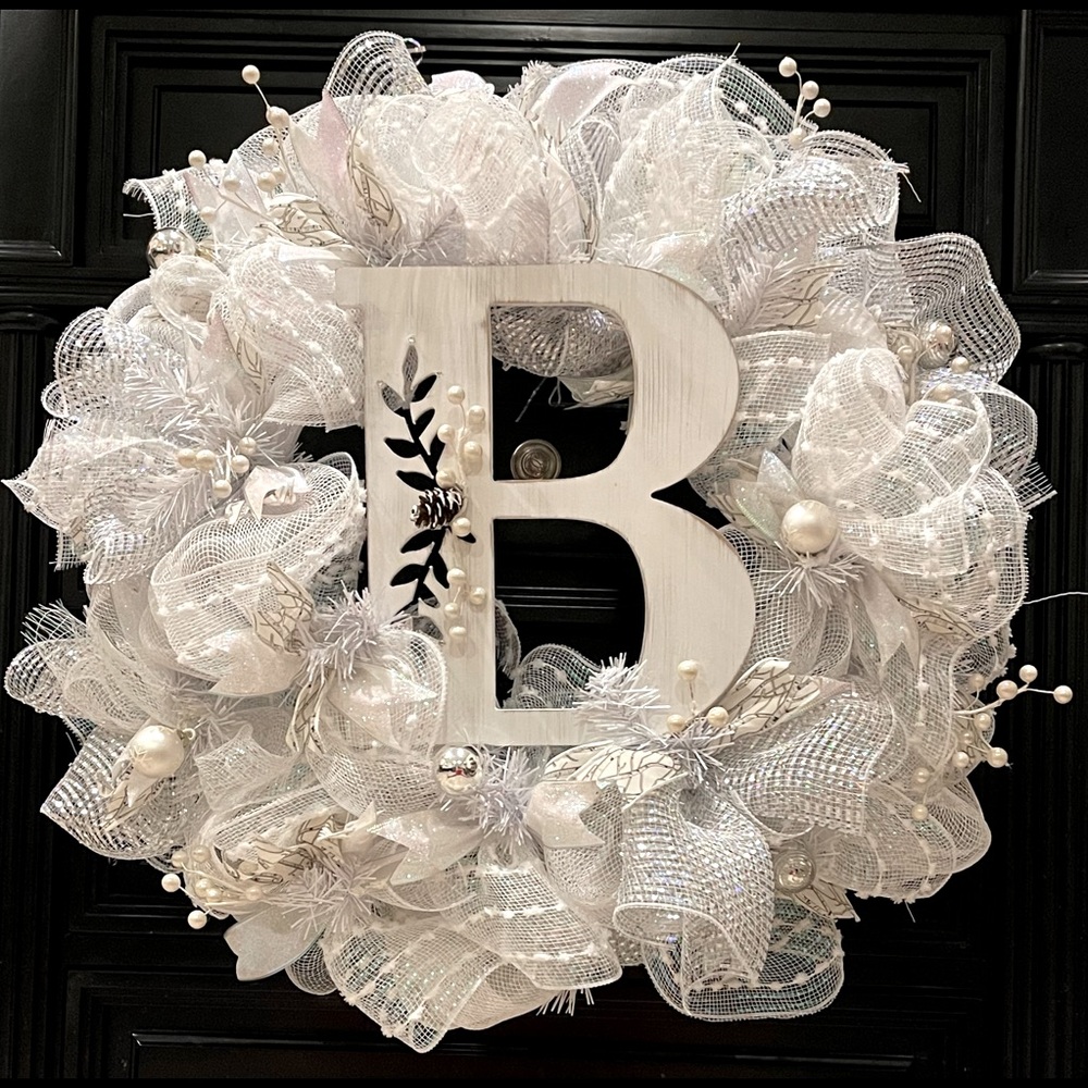 Wreath Winter Wonderland Holiday handmade wreath